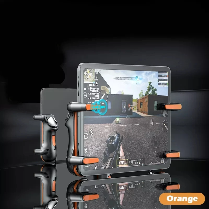 IPad Six Finger PUBG Controller Capacitance Adjustable Mobile Game Trigger L1R1 Button Gamepad Joystick Grip Tablet Accessories 