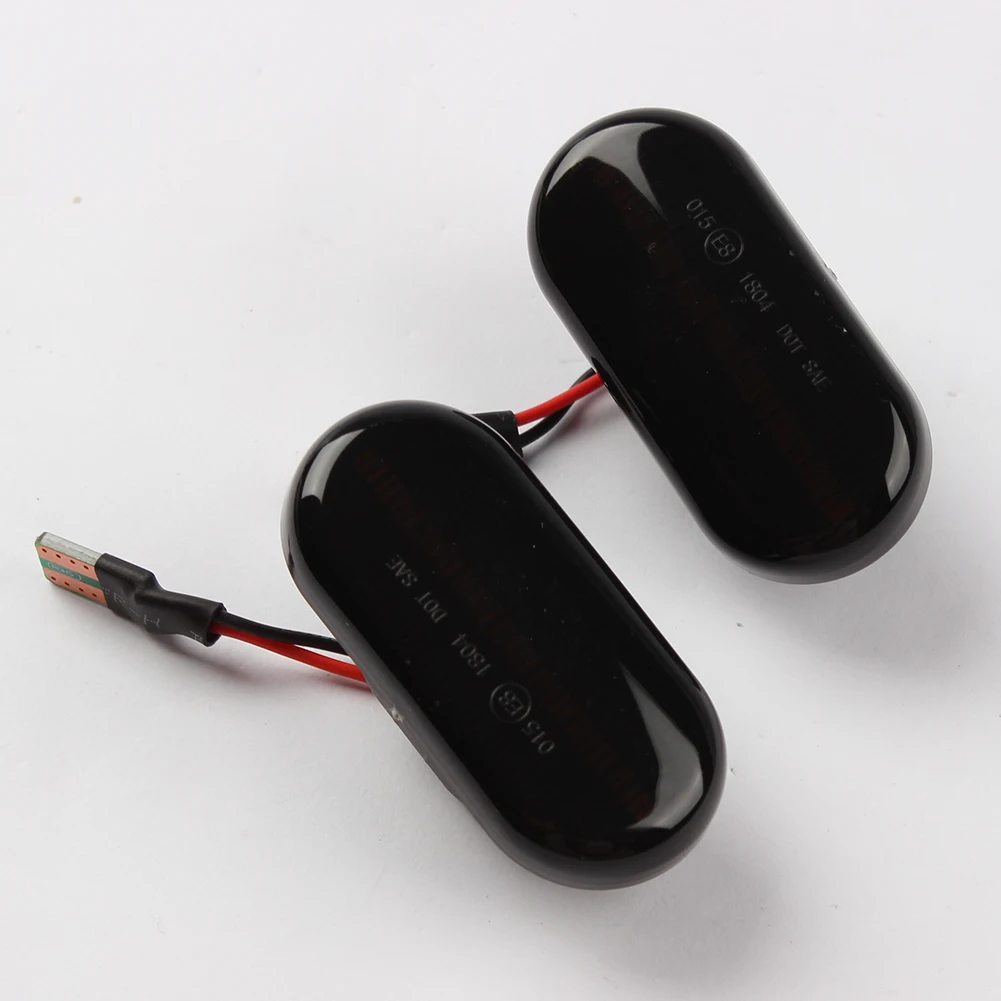 

2 PCS Turn Signal Light 12V DC 50000hours ABS Plastic+LED Left&Right Long Lifespan More Safety Plug And Play 2 PCS