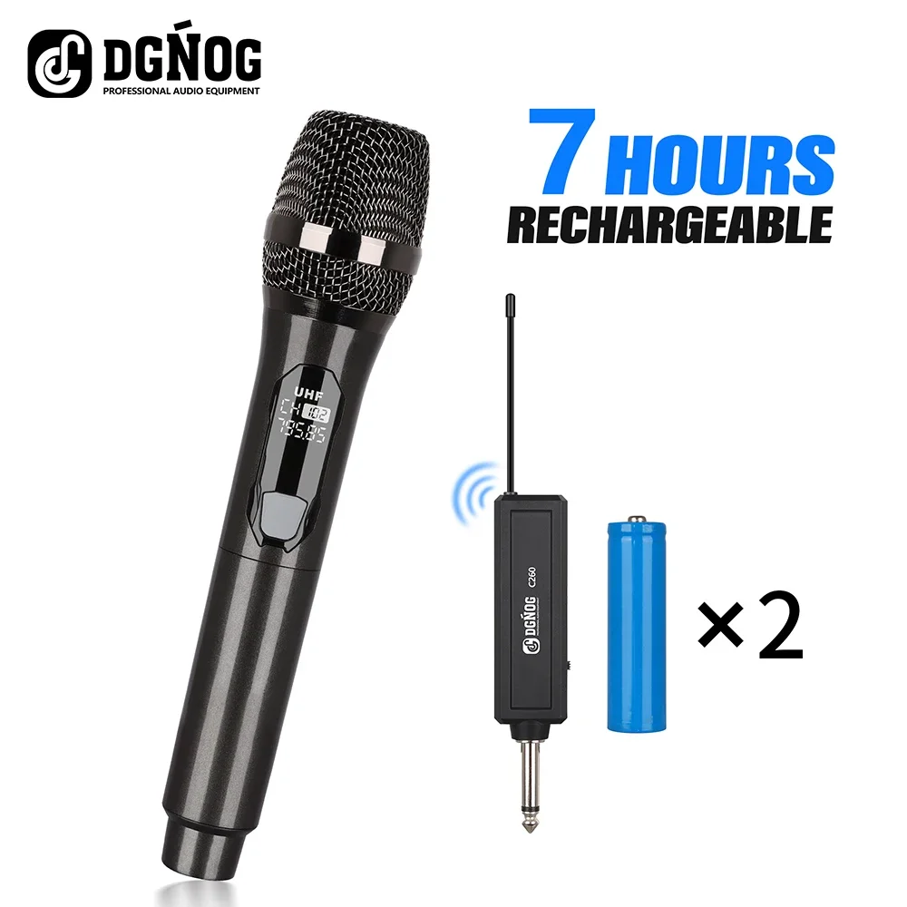 C260WirelessMicrophoneRechargeableFixedFrequencyVHF30mRange