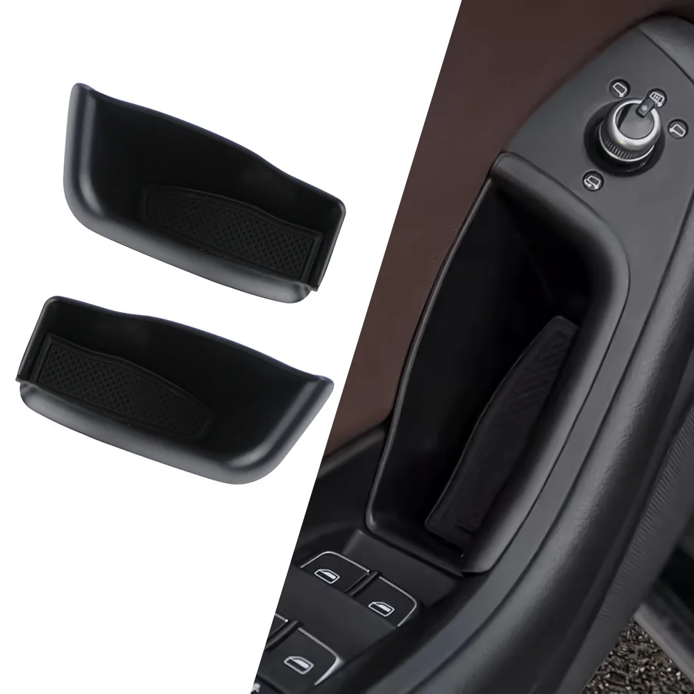 2 stücke Auto Vordertür Lagerung Box für Audi A6L A6 ABS Innen tür Container Halter Fall Acc