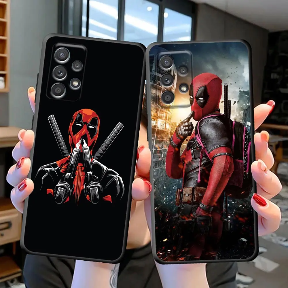 Avengers Deadpool Marvel Cover Custodia Per Telefono Per Samsung S20 S21 Fe S22 S23 S9 S10 4G Lite S10E Plus Custodia Ultra 5G Funda Coque
