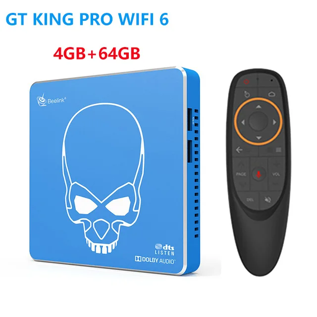 GT-King Pro WiFi 6 Beelink 4GB+64GB TV Box STB Dolby Audio DTS Set