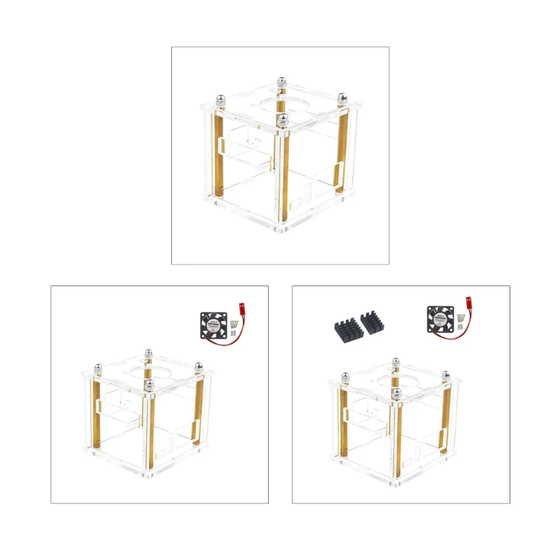 Custodia Per Dissipatore Calore Per Custodia In Acrilico Orangepi Zero3 4 Pezzi In Alluminio/Rame Dissipatore Calore Set