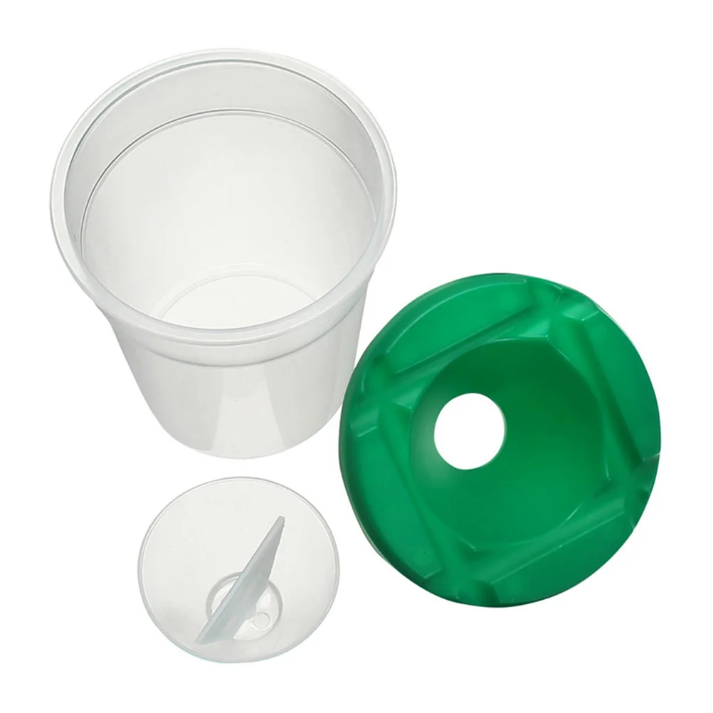 Plastic Paint Cups 5 Pcs With Lid Drawing Cups Painting Accessories Washable Brush Holder Art Supplies Palette Paint Pots