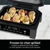 6-in-1 Indoor Grill with Air Fry, Roast, Bake, Broil, & Dehydrate, Foodi Smart Thermometer, 2nd Generation, Black/Silver 6