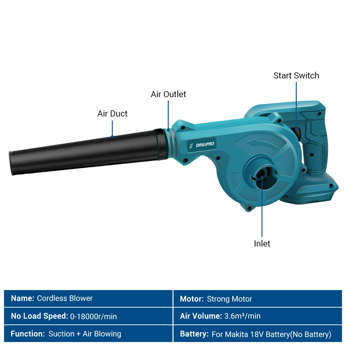 Drillpro   ǳ    ǻ , ŰŸ 18V ͸  , 2200W