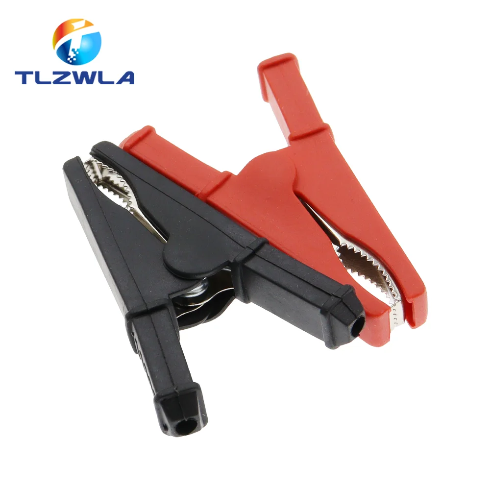 50A 75MM Insulated Crocodile Crocodile Car Caravan Van Battery Test Lead Clips Alligator Clips 1PCS