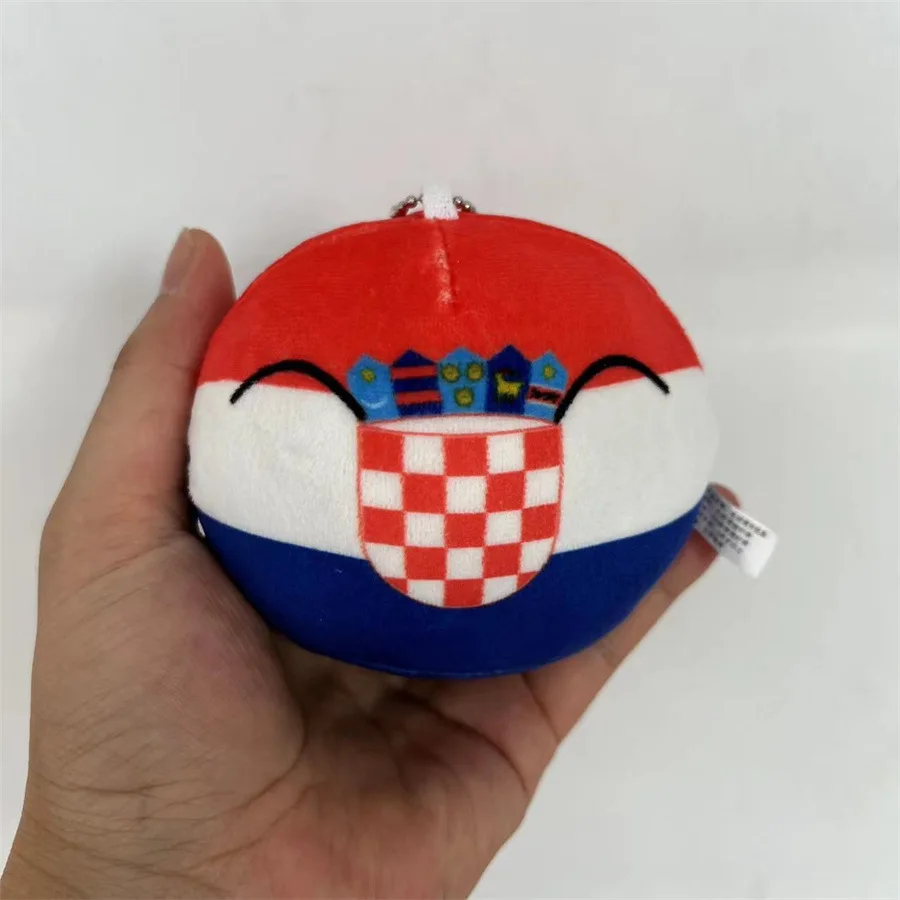 70 Styles 10cm Country Ball Plush Pendant - Adorable Stuffed Doll Toy Christmas Gift