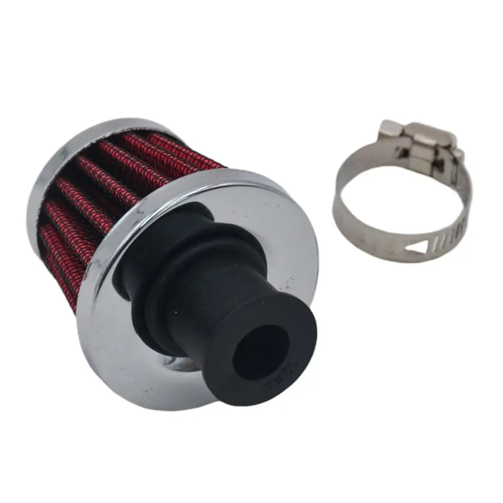 Durable Engine Oil Cold Air Intake Filter 12mm Cover Breather