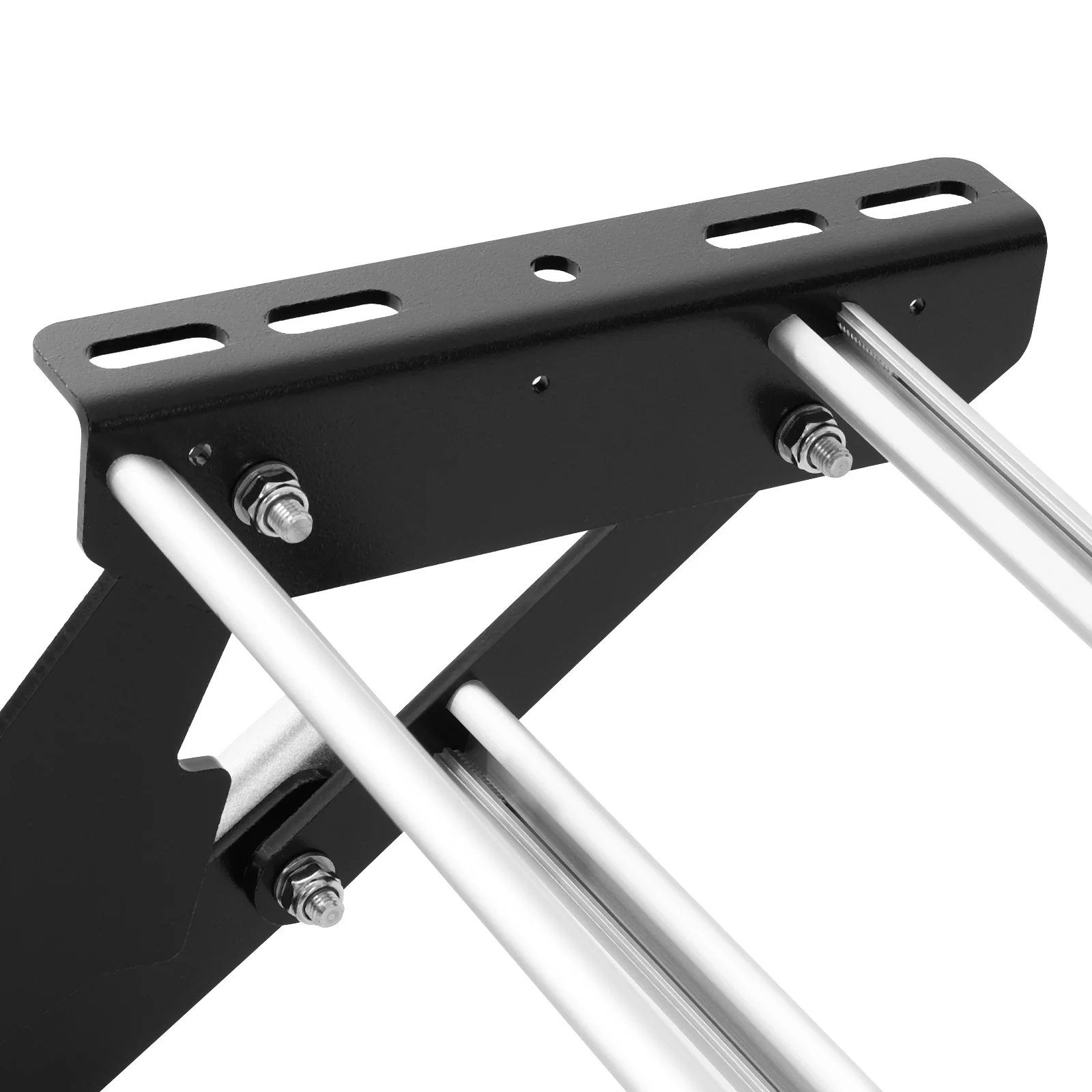 Manuelles, zusammenklappbares Einzelstufen-Stufenleiter-Teleskoppedal aus Aluminiumlegierung, rutschfest, für Wohnmobil, Wohnmobil, Wohnmobil, Wohnwagen, Reiseanhänger – Detail 14