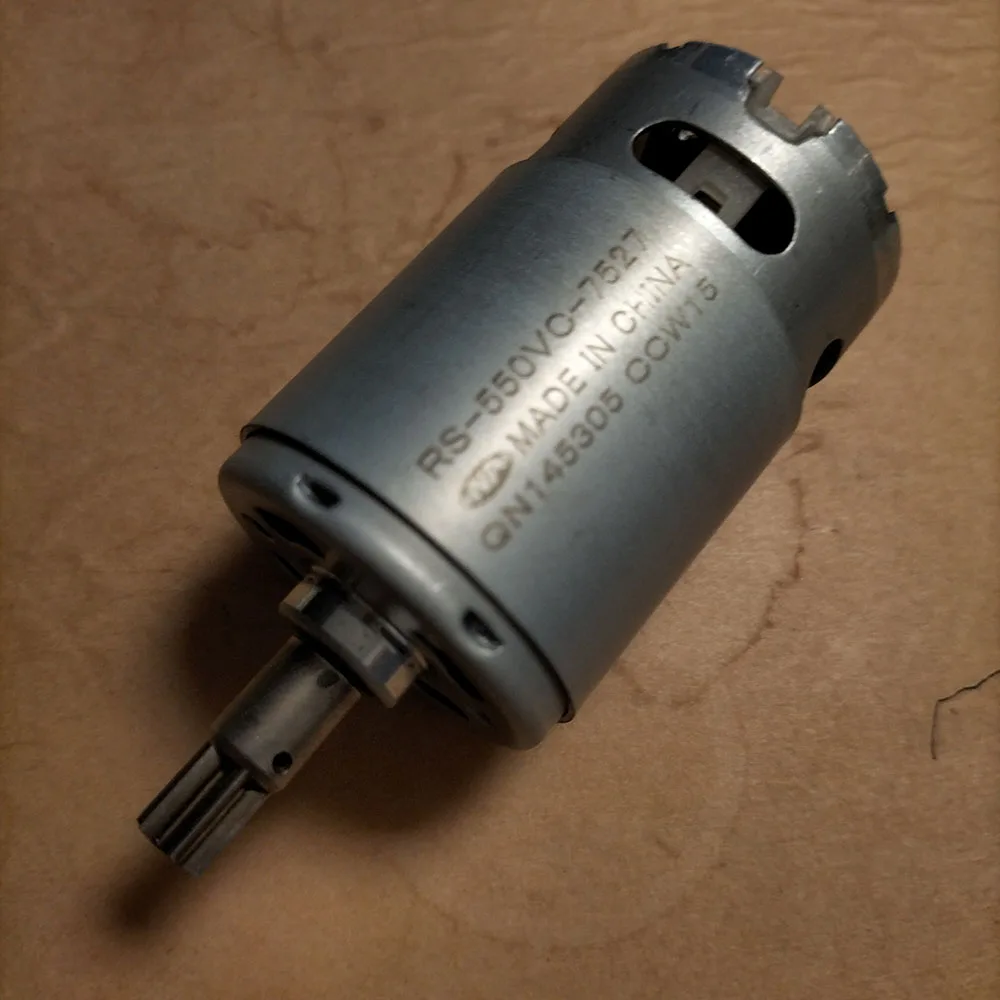 Onpo RS-550VC-7527 dcモータは6歯ブラック & デッカーBDC202 20v最大