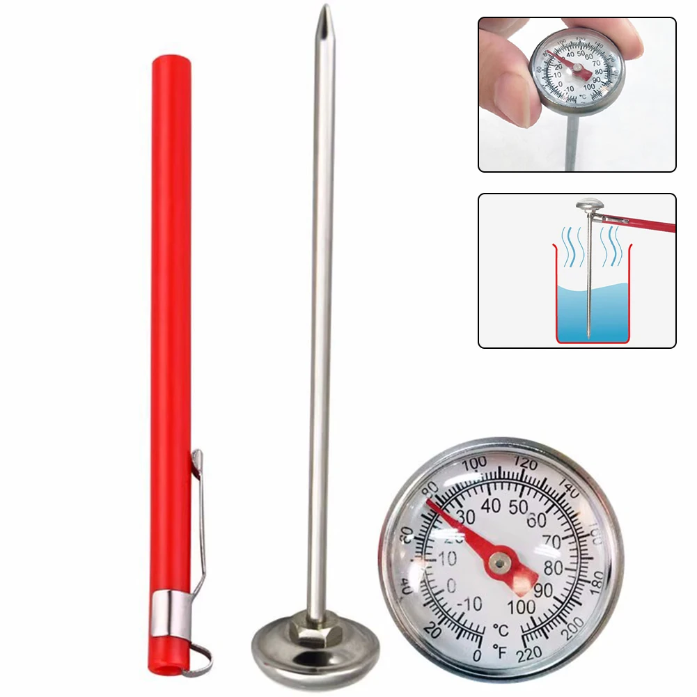 Quick Temperature Measurement Food Thermometer Milk Coffee Tea Thermometer  Kitchen Stainless Steel Probe Food Thermometer