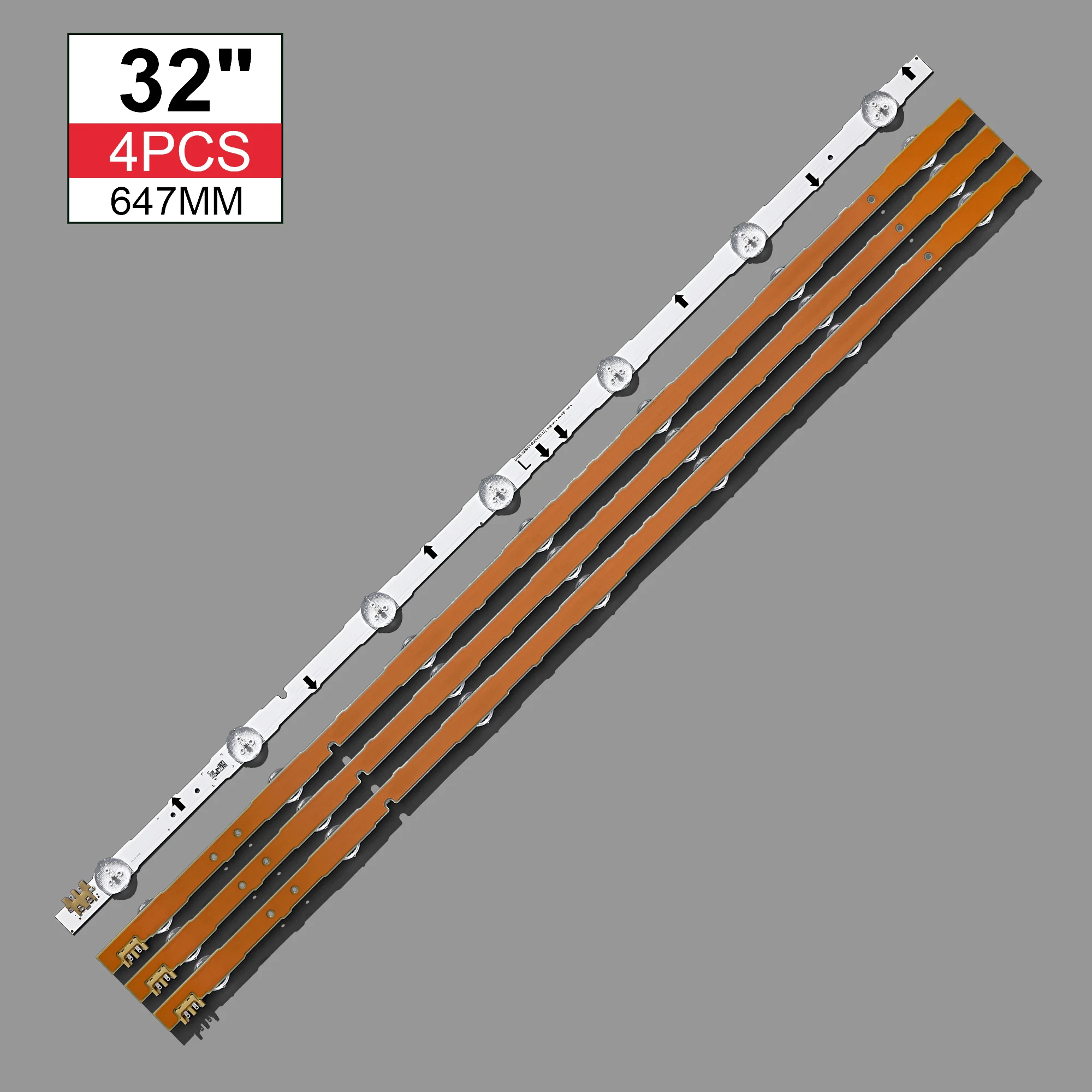 ο ŰƮ 4pcs 7LED 650mm LED Ʈ Ｚ ue32j5500ak 2014SVS32FHD 3228 D4GE-320DC1-R2 D4GE-320DC1-R1 30442A