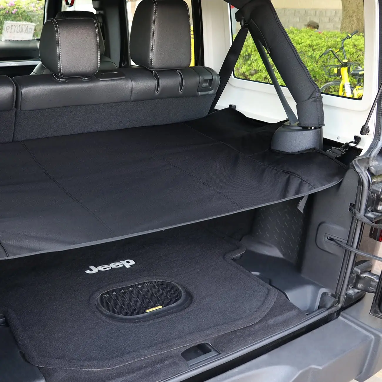 Copri Bagagliaio Per Jeep Wrangler JK/JKU 2007-2021 - Avvolgibile, Protezione Privacy