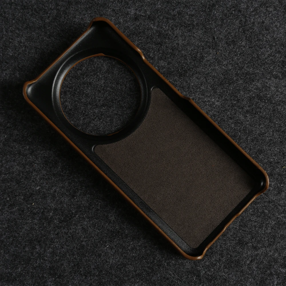 Premium Cowhide Genuine Leather Case with Oil Wax Finish - Real Leather Protective Cover