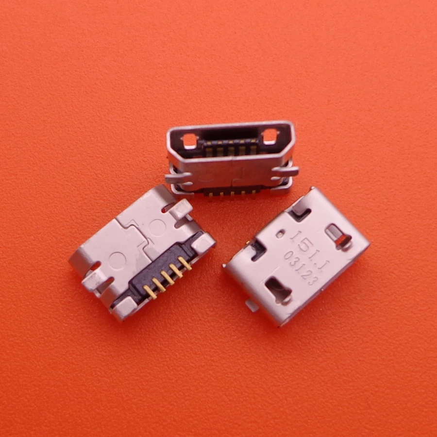 Universal Micro USB Charging Connector Port Socket Dock Jack (10-100 Pieces)