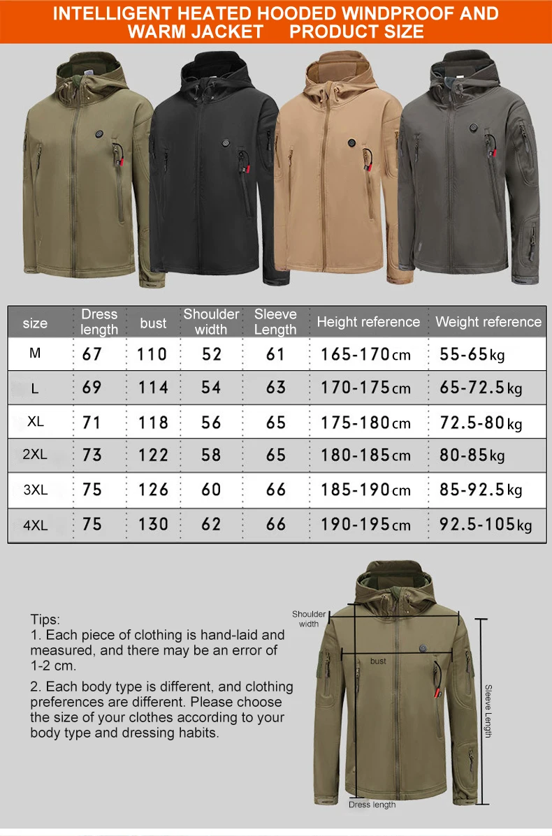 Lightweight and waterproof hooded jacket for men.