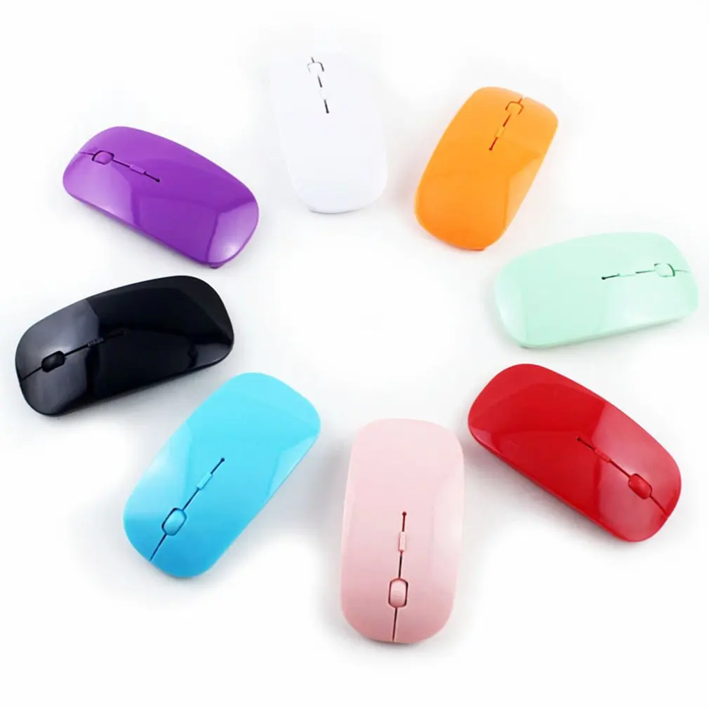 2.4GHz Computer Mouse Practical Wireless Mouse Silent Mute Ultra Thin USB Optical Mice Suitable For ... mini computer mouse