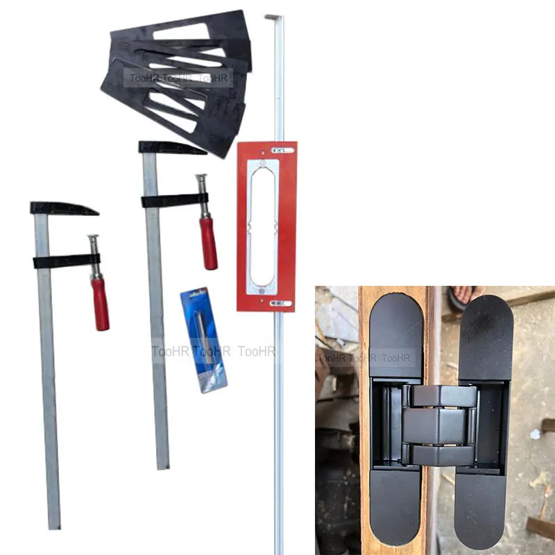 Door Hinge Installation Kit/3pcs Mortiser Template Door Frame Hinges