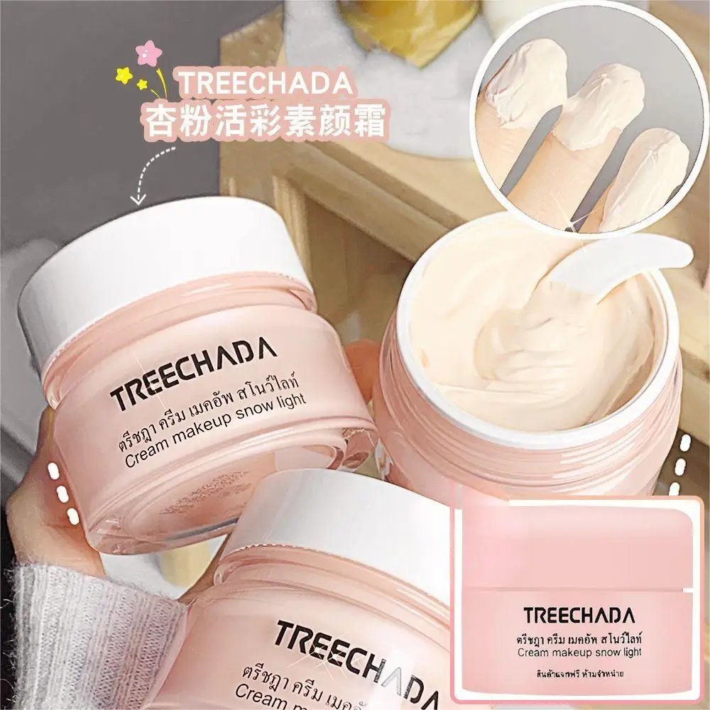 

Thailand TREECHADA Face Cream TR Foundation Concealer Brightening Moisturizing Soften Nude Makeup Whitening Cosmetic Rare Beauty