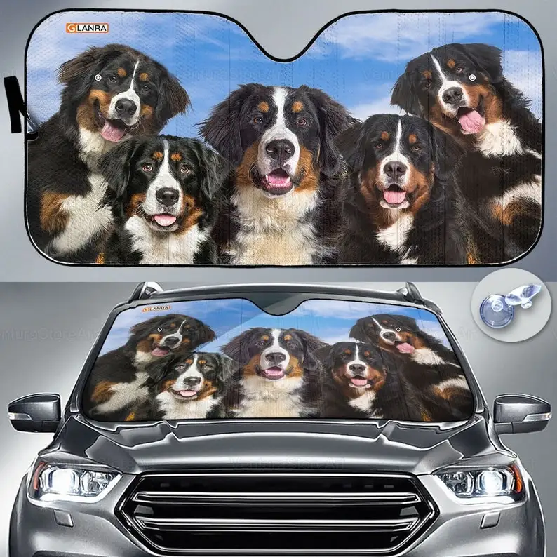 

Bernese Mountain Car Sunshade, Bernese Lover, Bernese Car Decor, Gift For Dad, Auto Sunshade, Dog Car Sun Protector PHT042205F03