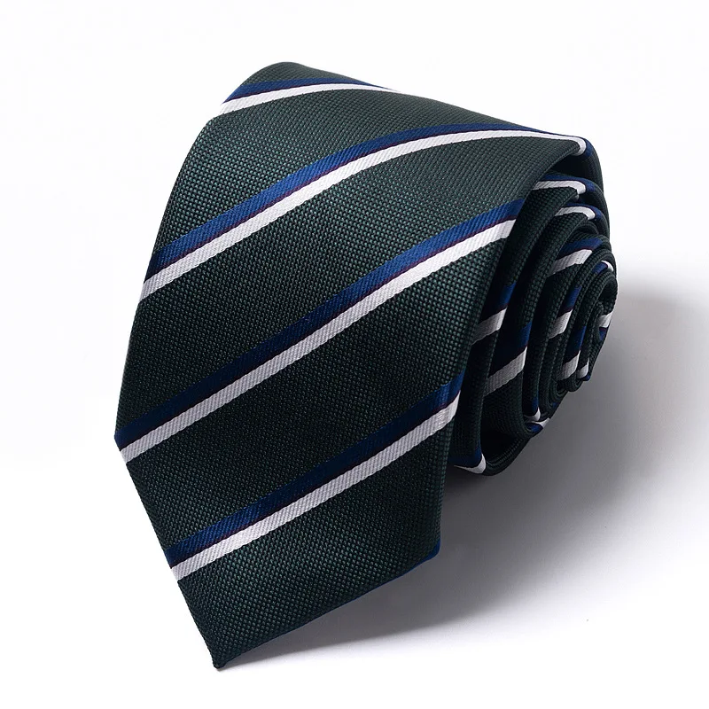 Blue Striped Men’s Necktie 3