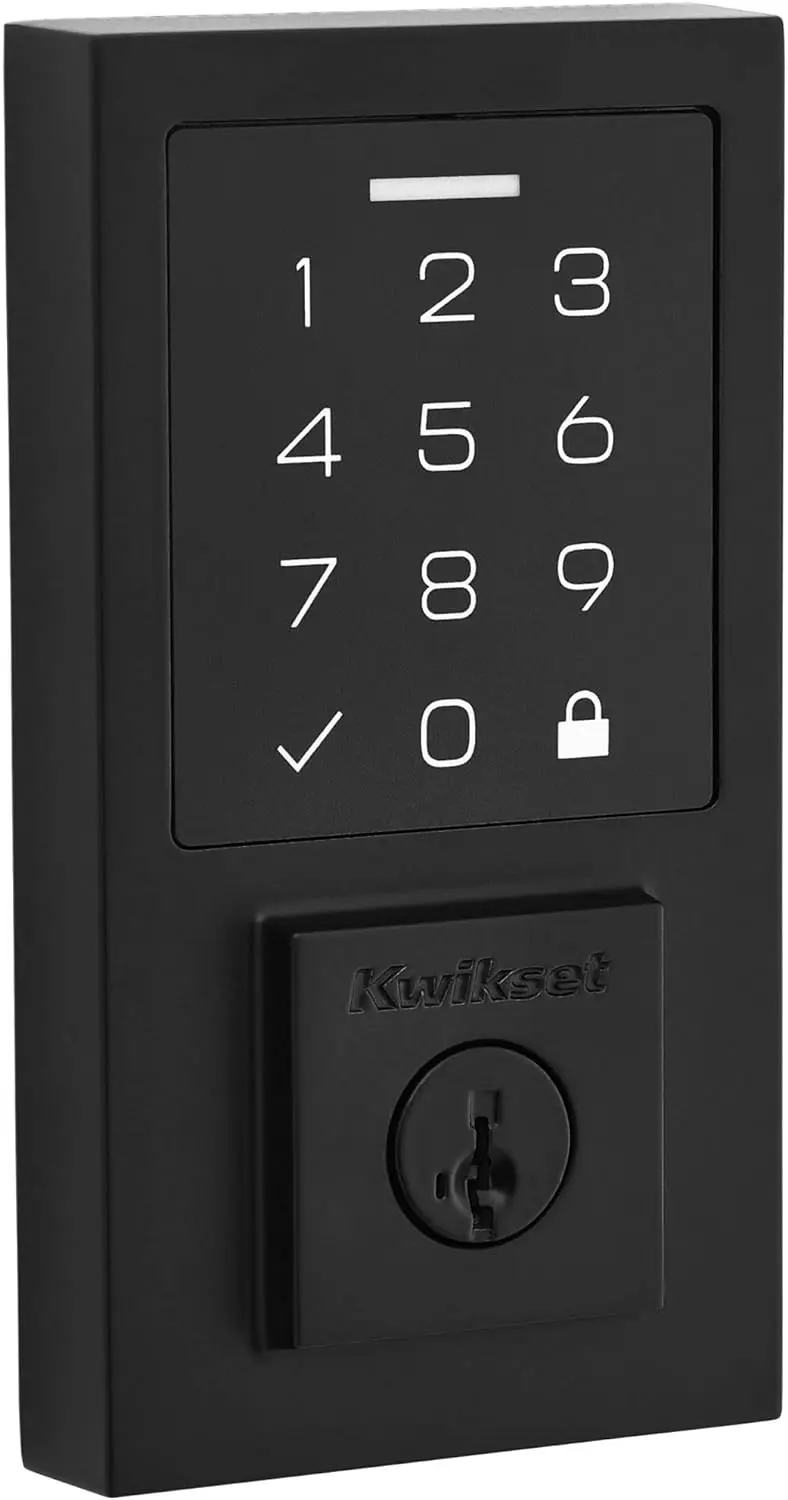 

9270CNT-514S Современная Сенсорная панель SmartCode Electronic Deadbolt SmartKey матовая черная отделка | США