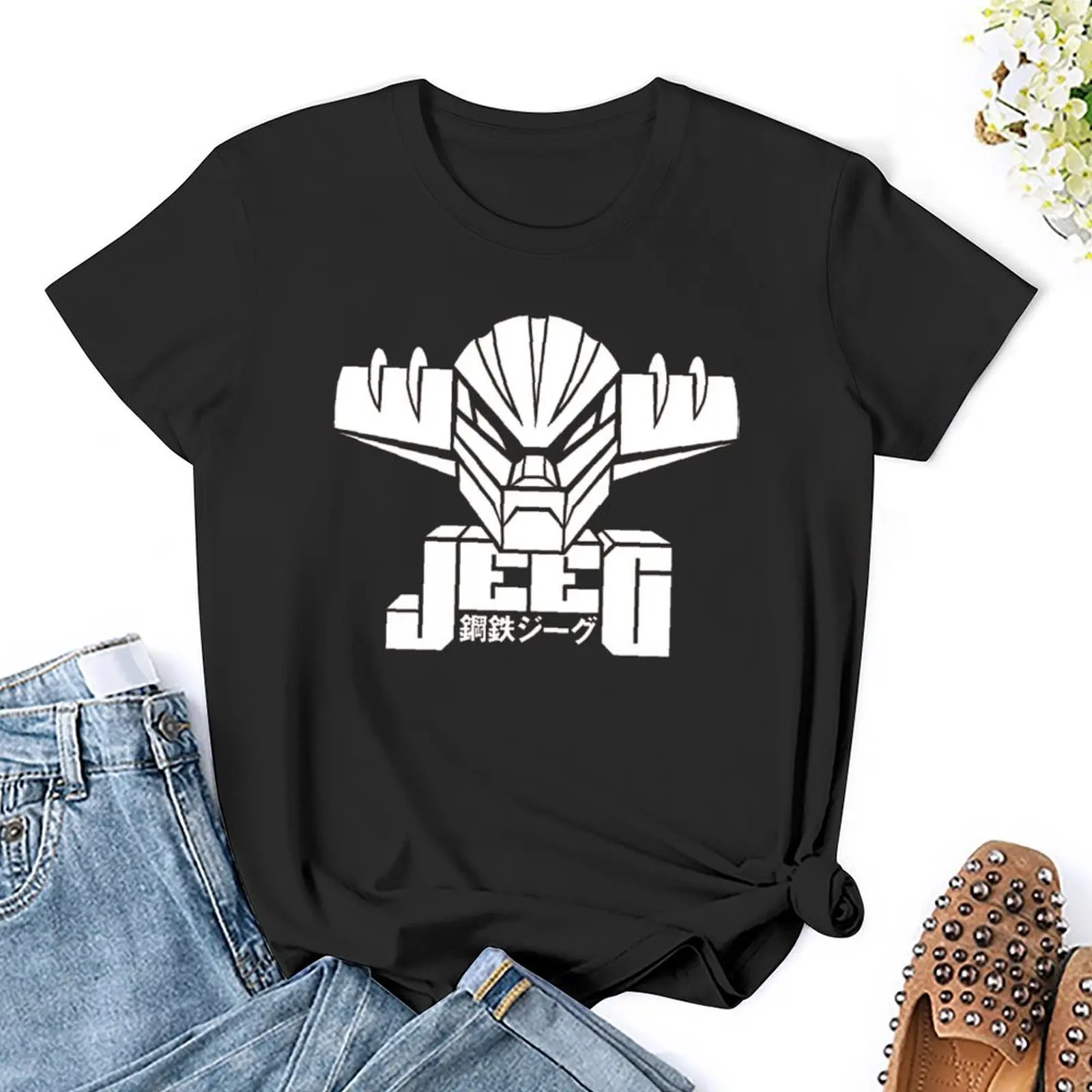 Fresh Mechas 02 Mazinger Z Steel Jeeg Robot Kotetsu Dark Great 5 T-Shirt Campaign T-Shirt Unique Funny Vintag Home