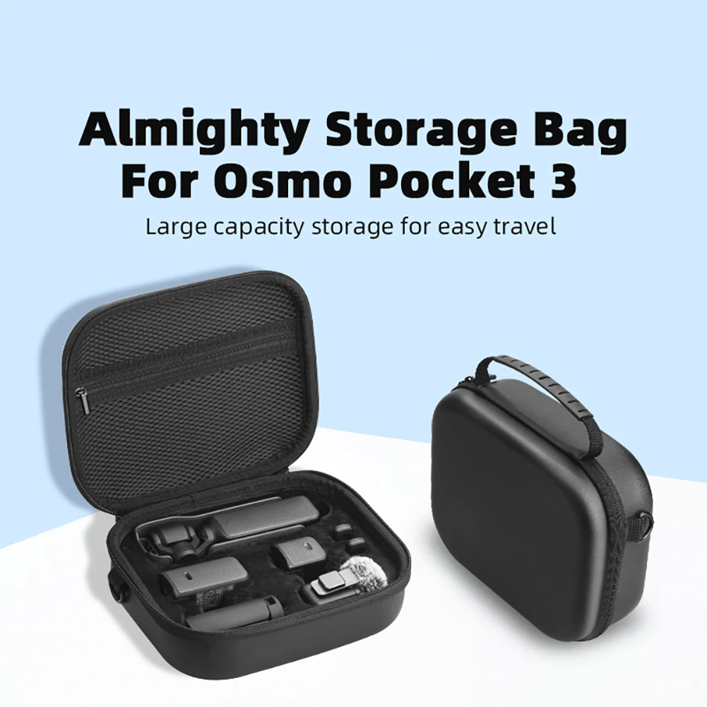 

Portable Carrying Case Scratch Proof Double Zipper Close Camera Storage Case Compatible For DJI OSMO Pocket 3 Camera