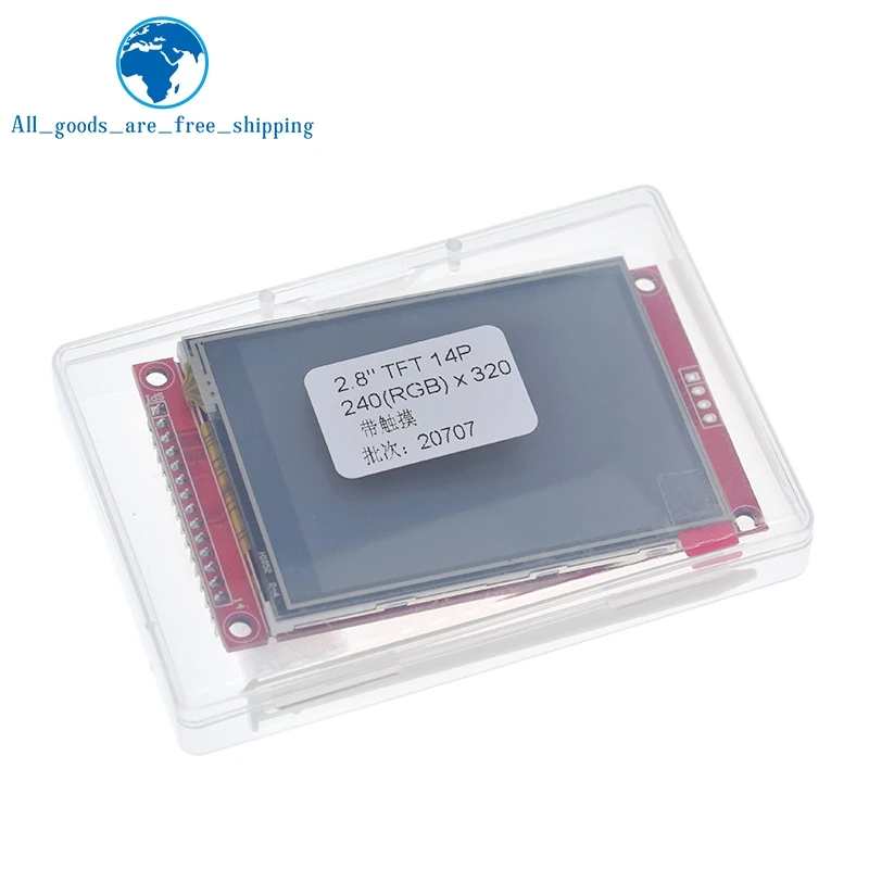 Enhanced 2.8 SPI TFT LCD Touch Display Module with Optional Touch Panel