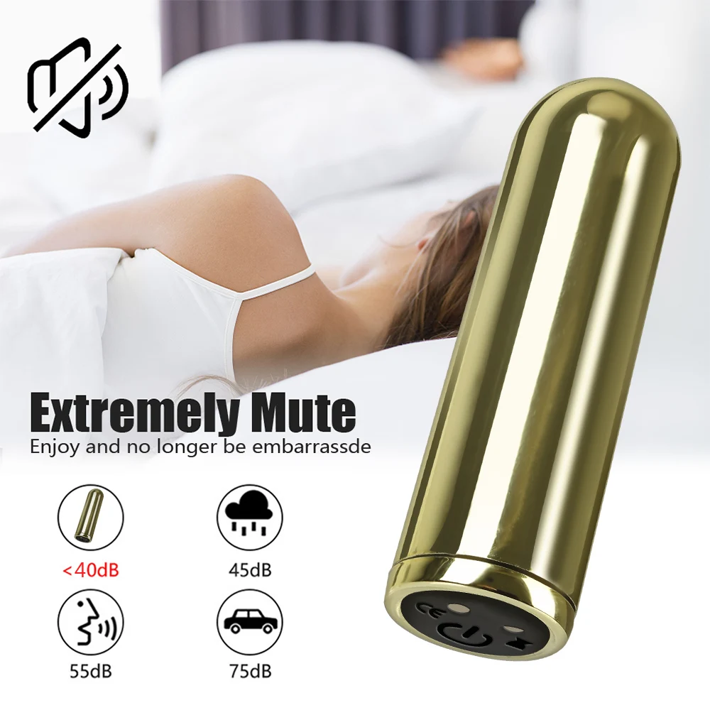 Bullet Mini Vibrator For G-spot And Clit Stimulation 10 Speeds_voghion.com