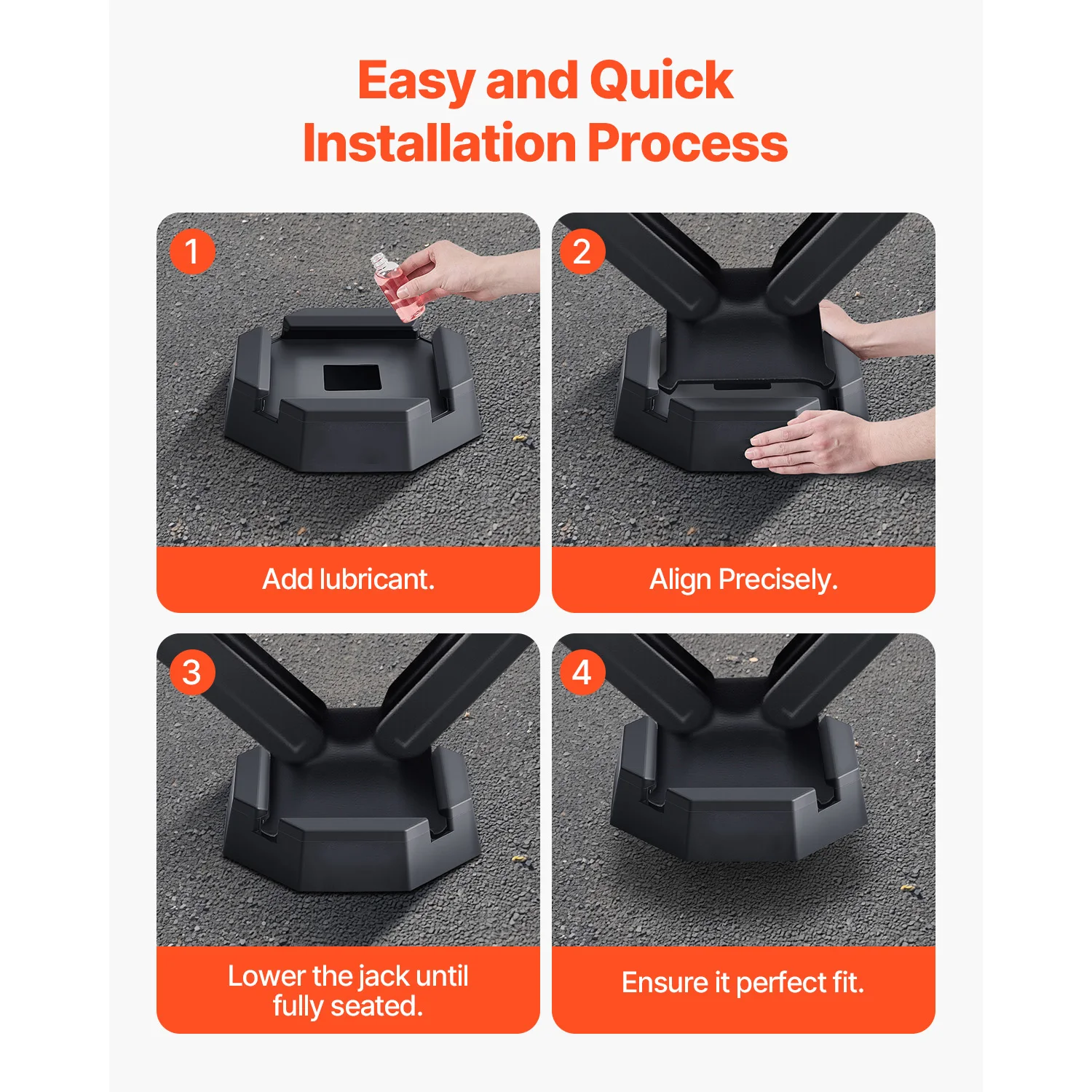 Rubber RV Leveling Pads for Trailers and Motorhomes