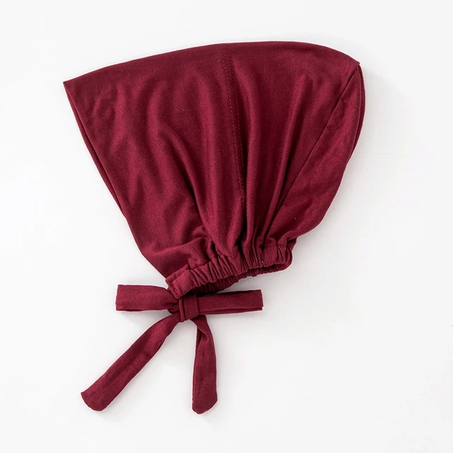 82 couleurs cravate dos sous-embouts mode femmes intérieur Hijab casquette musulmane Bonnet plaine islamique coton Spandex Jersey DEW sous-écharpe