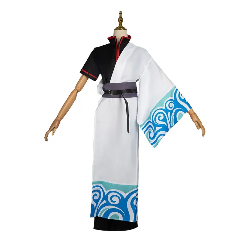 

Anime Gintama Cosplay Costumes Sakata Gintoki Cosplay Costume Kimono Halloween Carnival Party Silver Soul Cosplay Costume Wigs