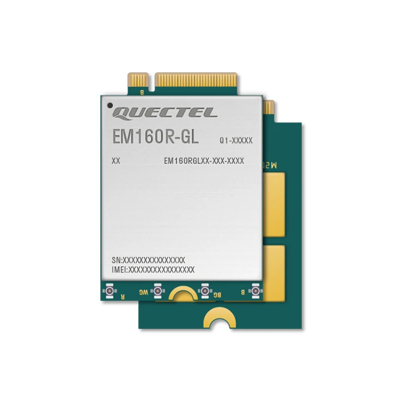 

EM160 LTE Cat16 M.2 module DL 5x carrier aggregation 256QAM Build-in eSIM GNSS receiver MIMO