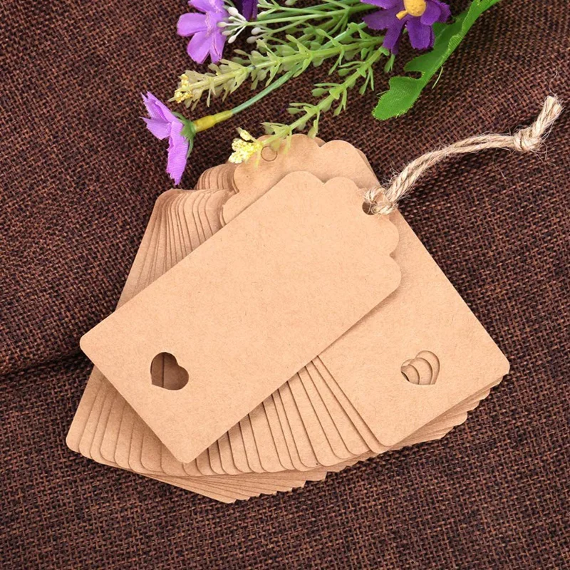10/20 Pieces Jute Drawstring Bags with Kraft Paper Cards for Wedding Candy New Year Christmas Party Favors Package Linen Pouches 4