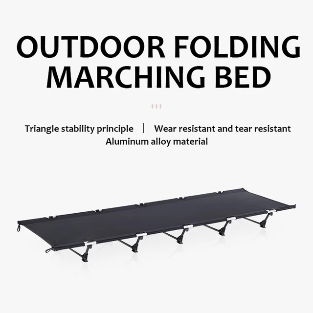 Outdoor Camping Portable Bed Adult Folding Tent Bed Oxford Cloth Compact Folding Bed Can Hold Up To 300 Pounds (about 149.7 Kg) 1