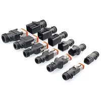 DT connector tail clip connectors 1011-227-0205 2-12P male female fixed protective sheath corrugated pipe fixed clip harness 3