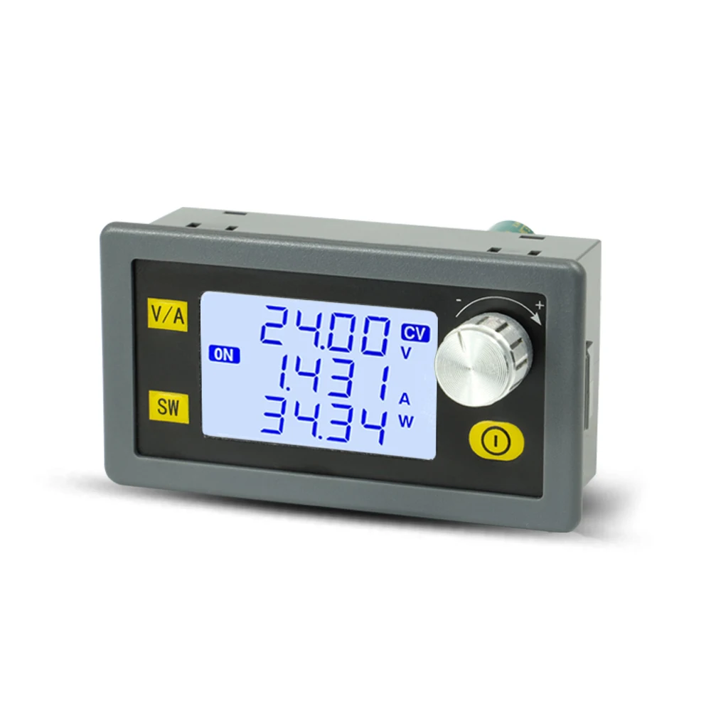 E Conversor Dc-dc Buck Boost 4kx Display Lcd Dc 5-30v Power - Foto 2