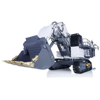 New Arrival LESU 1/14 RC hydrauliczna do metalu koparka podwójna pompa Aoue 9150 przednie tylne wiadro ciężkie Model zabawkowy górnicze TH21528-SMT3