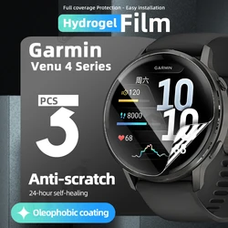 Hydrogel Film HD Full Coverage Soft Protective Screen Protector Accessories - Garmin Venu 4 41MM (3PCS)