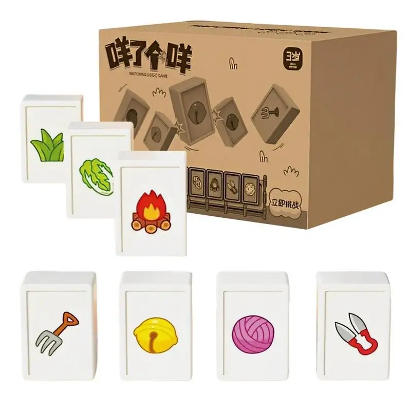 Mahjong Block Game Portable Connect Board Game Fun Chess Educational Toys Colorful Block Matching Toy For Children