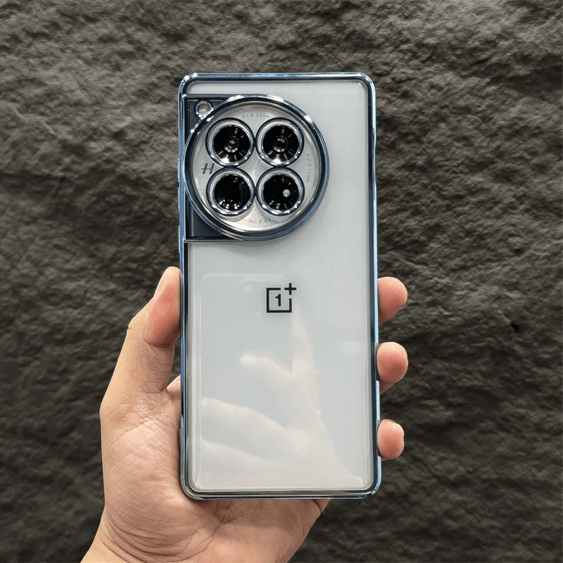 Luxurious Transparent TPU Soft Silicone Bumper Case