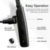 JINGHAO Neckband Hearing Amplifier Rechargeable Hearing Aids Up To 80 Hrs Working Time Anti Loss Convenient for Elderly 6