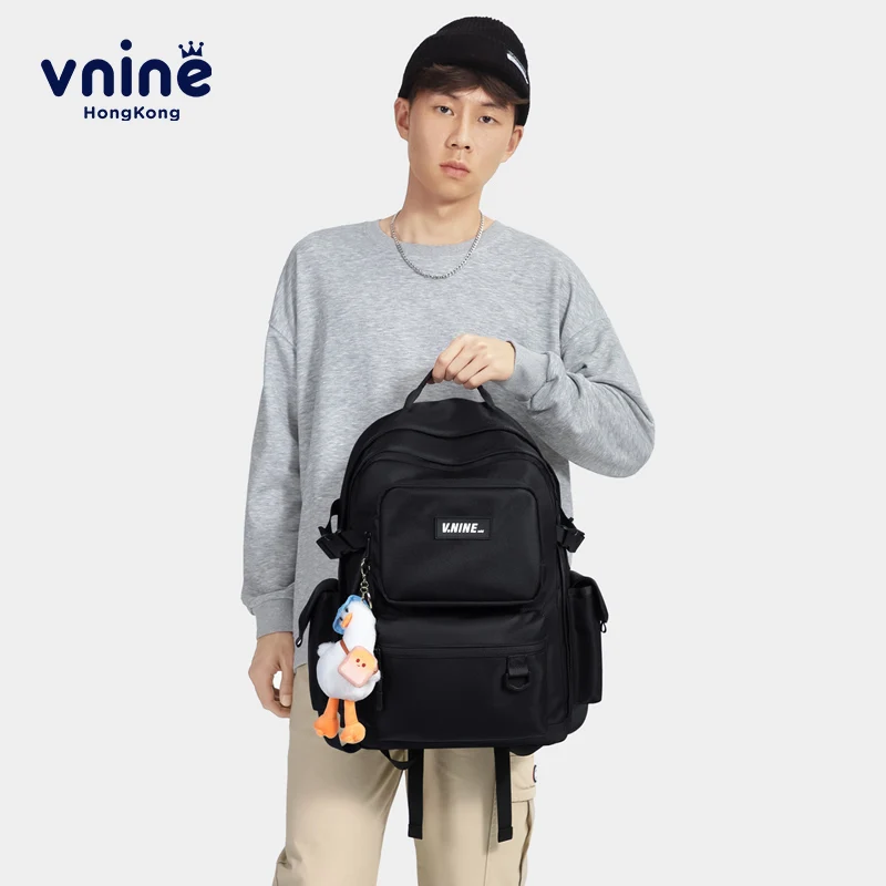VNINE backpack for women 2024 new minimalist and large capacity high school student backpack for men