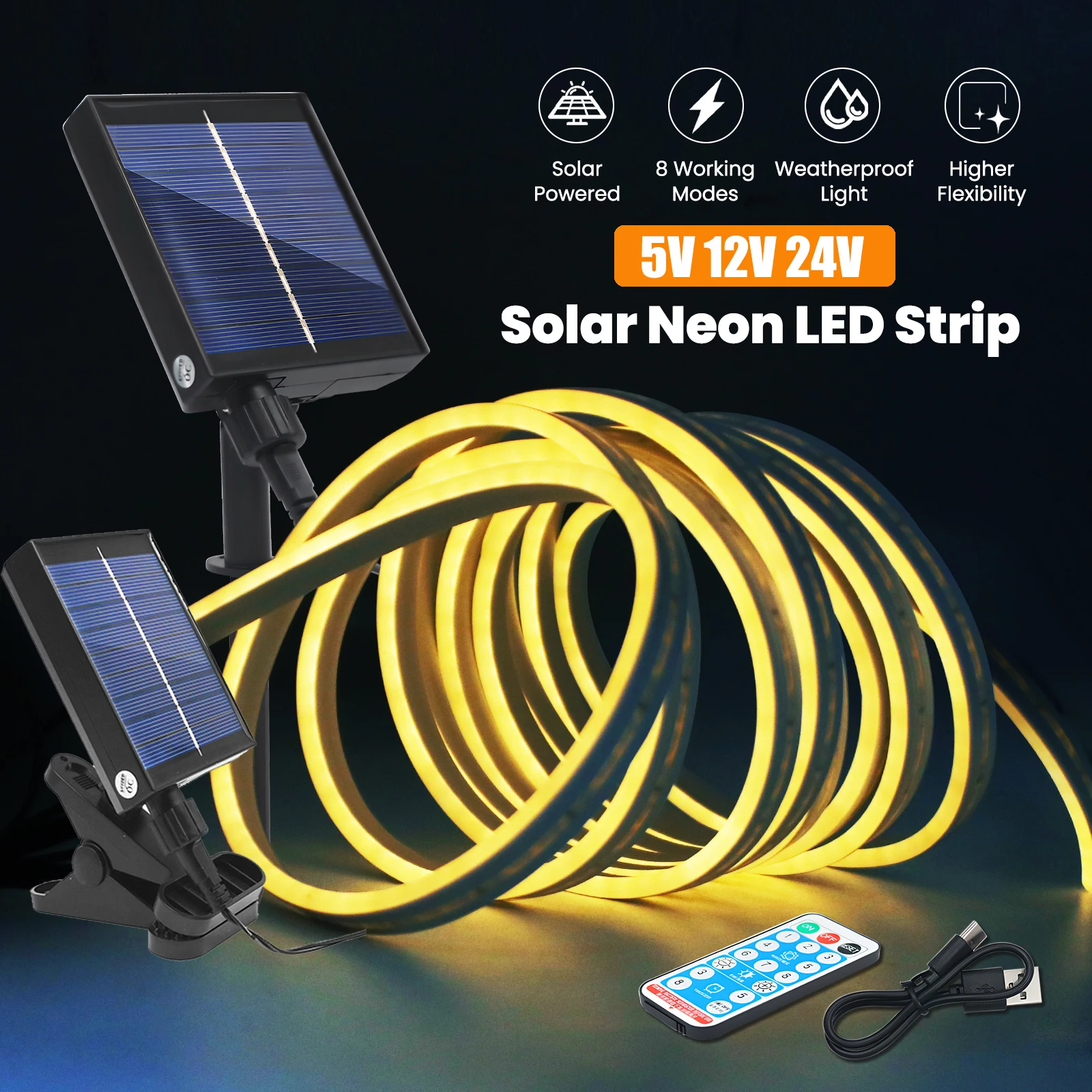 Acquista 2/4/8 pezzi luci per scale solari in acciaio inossidabile a 3 led luci da giardino luci da parete luci da parete luci per recinzione esterna in Italia a partire da 22