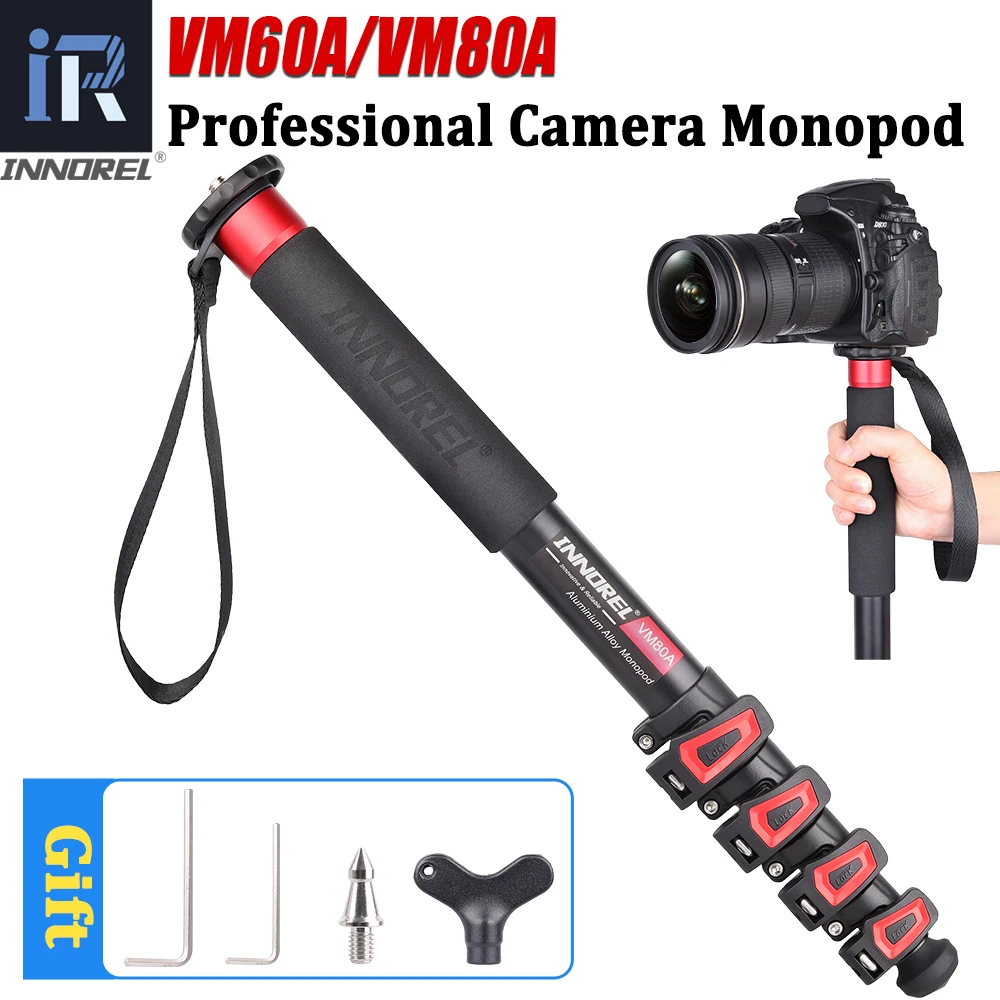 Монопод для камеры INNOREL VM60A/VM80A из алюминиевого сплава, 170,5 см