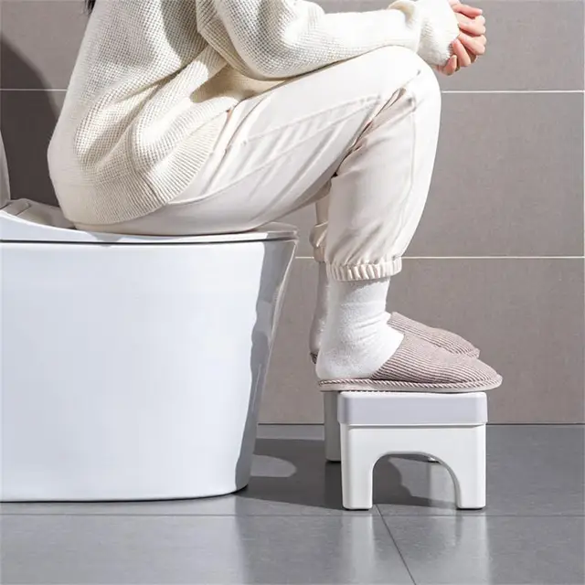 Pcs poop stool non slip toilet step stool capability bathroom potty training for adult sturdy portable
