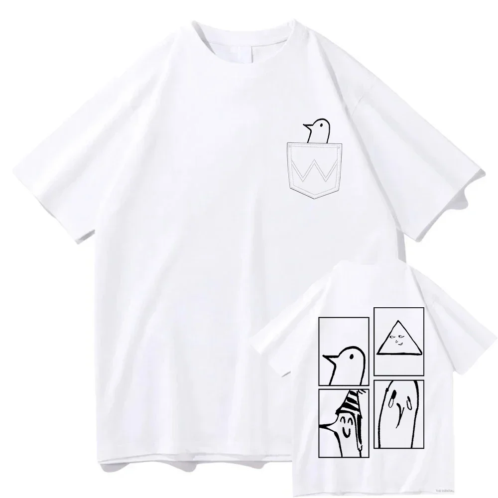 Oyasumi Punpun Printed T Shirts Japanese Anime T-shirts 100% Cotton Short Sleeve Men/women Oversized Clothing Summer Casual Tops 3