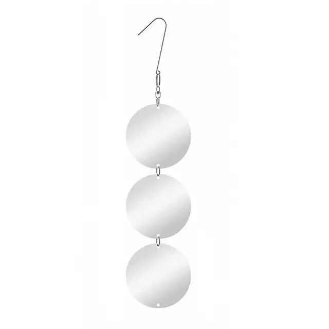 1Dc/8Db Hasznos Újrafelhasználható Állati Visszataszító Vizuális Hatás Multifunkcionális Extra Fényes Fényvisszaverő Madártaszító Lemezek - Image 5